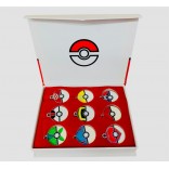 Pokémon Charms Pokemon Balls Collectible Box - 9pcs