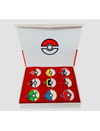 Pokémon Charms Pokemon Balls Collectible Box - 9pcs