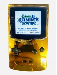 Gameboy Color Zelda Triforce Gold System w/2.6 Ultra Bright LED Screen