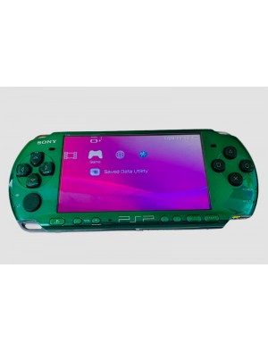 PSP 3000 Modded Spirited Green Complete - New Green PSP