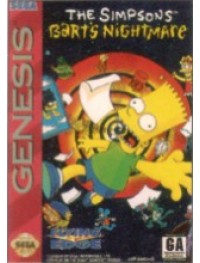 Sega Genesis Simpsons: Bart's Nightmare Pre-Played - GEN