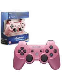 PS3 Pink Wireless DualShock 3 Controller New Official Sony Pink