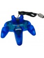 N64 Controller in Clear Blue - Nintendo 64 Transparent Blue Control Pad*