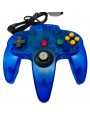 N64 Controller in Clear Blue - Nintendo 64 Transparent Blue Control Pad*