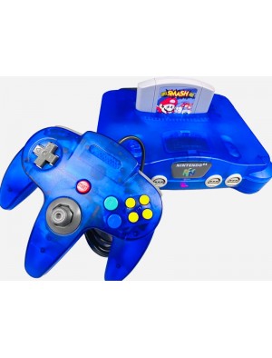 Blue N64 Console - Blue Nintendo 64 Complete