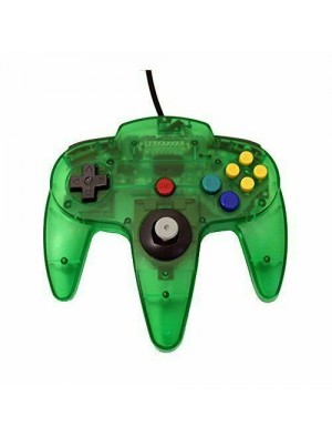 Jungle Green N64 Controller - Nintendo 64 Clear Green Controller