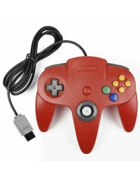 Original Nintendo 64 Controller Red - N64 Style Controller Red