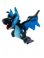 Mega Evolution Charizard Black Blue 10 Inch Plush Stuffed Pose-able Toy