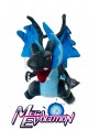 Mega Evolution Charizard Black Blue 10 Inch Plush Stuffed Pose-able Toy