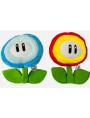 Super Mario Plush Fire Flower & Ice Flower - 7 inch Mario Plush Toy