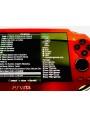 Red Modded PS Vita - Metallic Red PS Vita w/Games Complete