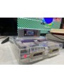 Transparent Clear Super Nintendo Shell - Replacement Clear SNES Shell Kit