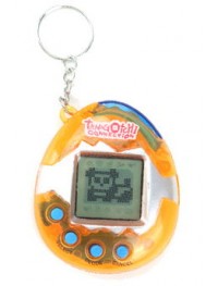 90s Style Virtual Pet Tamagotchi - Tangerine Virtual Digital Pet Toy