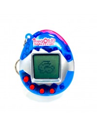 90s Tamagotchi Keychain Pet - Tamagotchi Virtual Pet - Blueberry